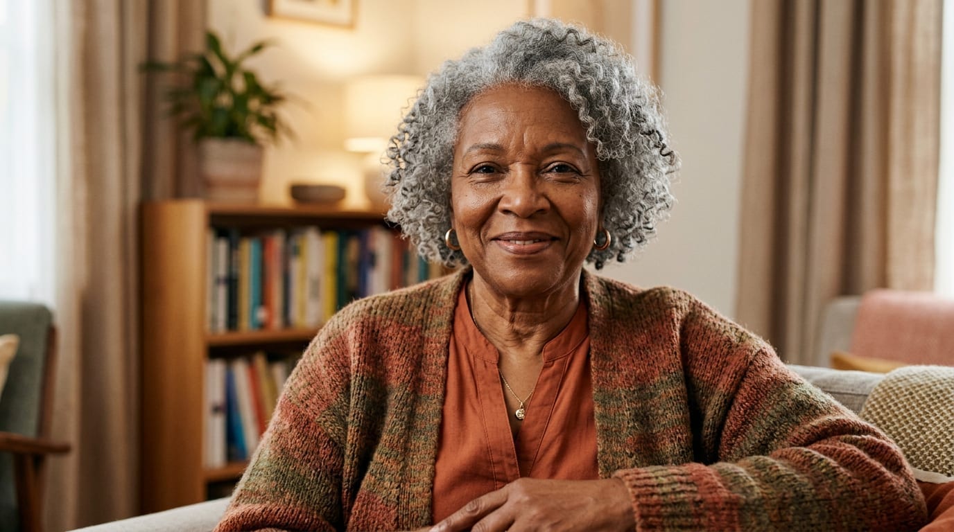 Black woman listener